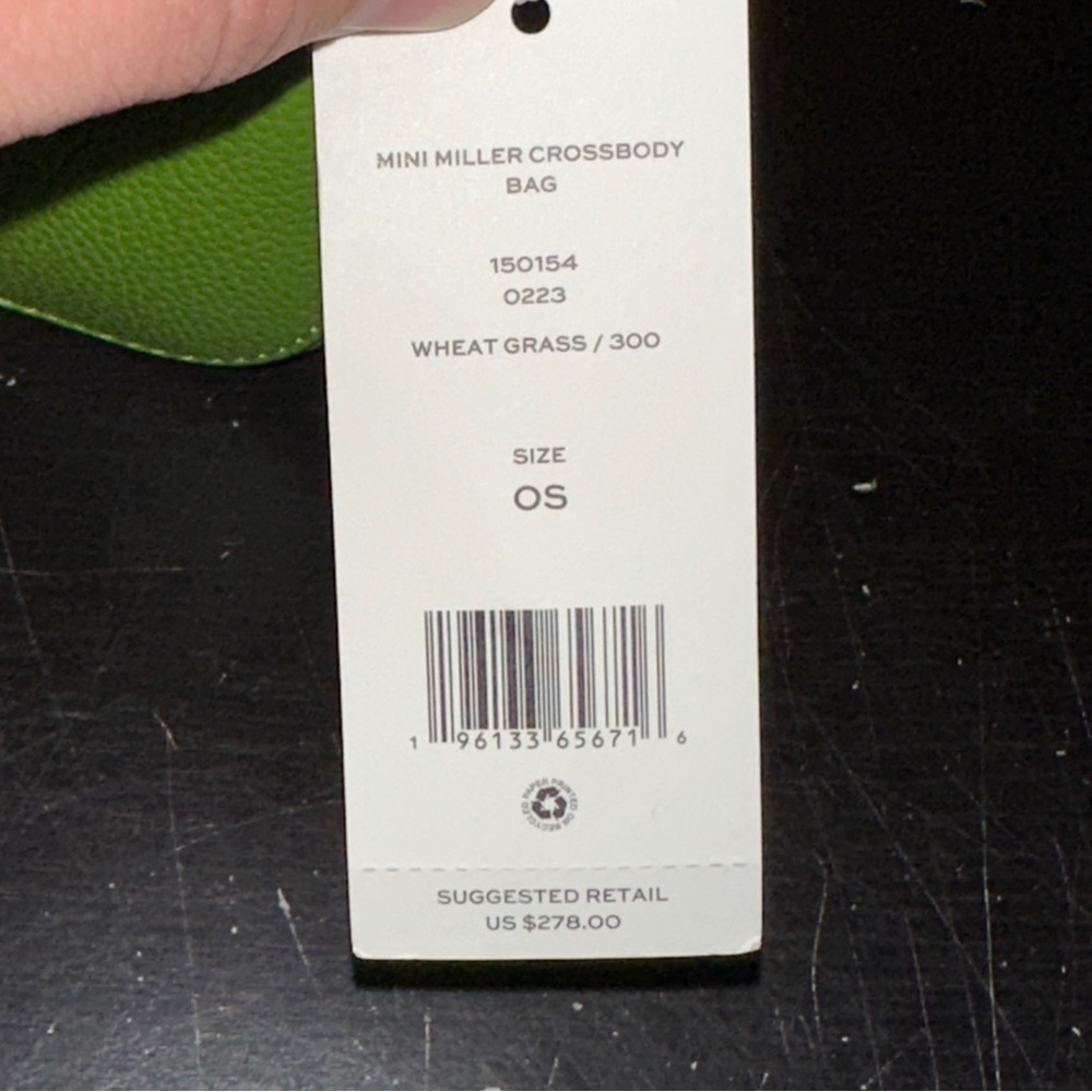 Tory Burch Miller Mini Crossbody Bag - Wheat Grass - Picture 5 of 5
